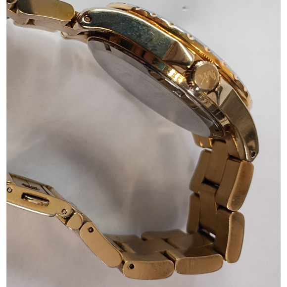 Michael Kors Mens Stainless Steel Gold Toned Mother Of Pearl Watch MK5174 - Picture 13 of 15